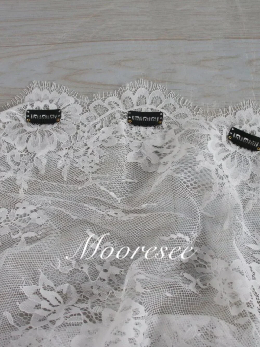 Vintage French Eyelash Lace Mantilla Cathedral Veil